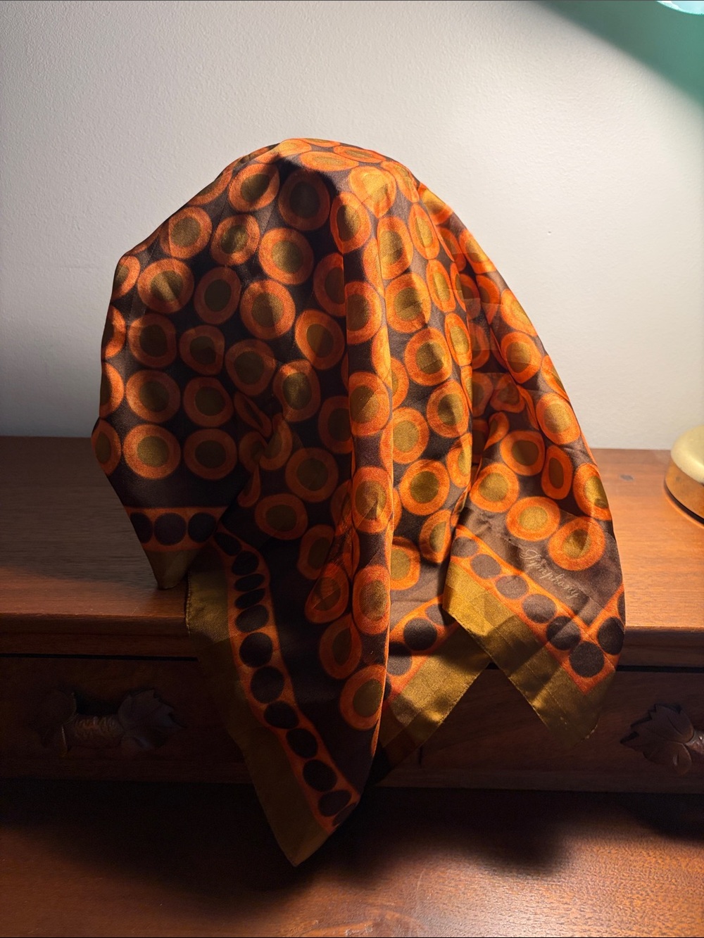 Vintage mid century Symphony scarf made in Italy